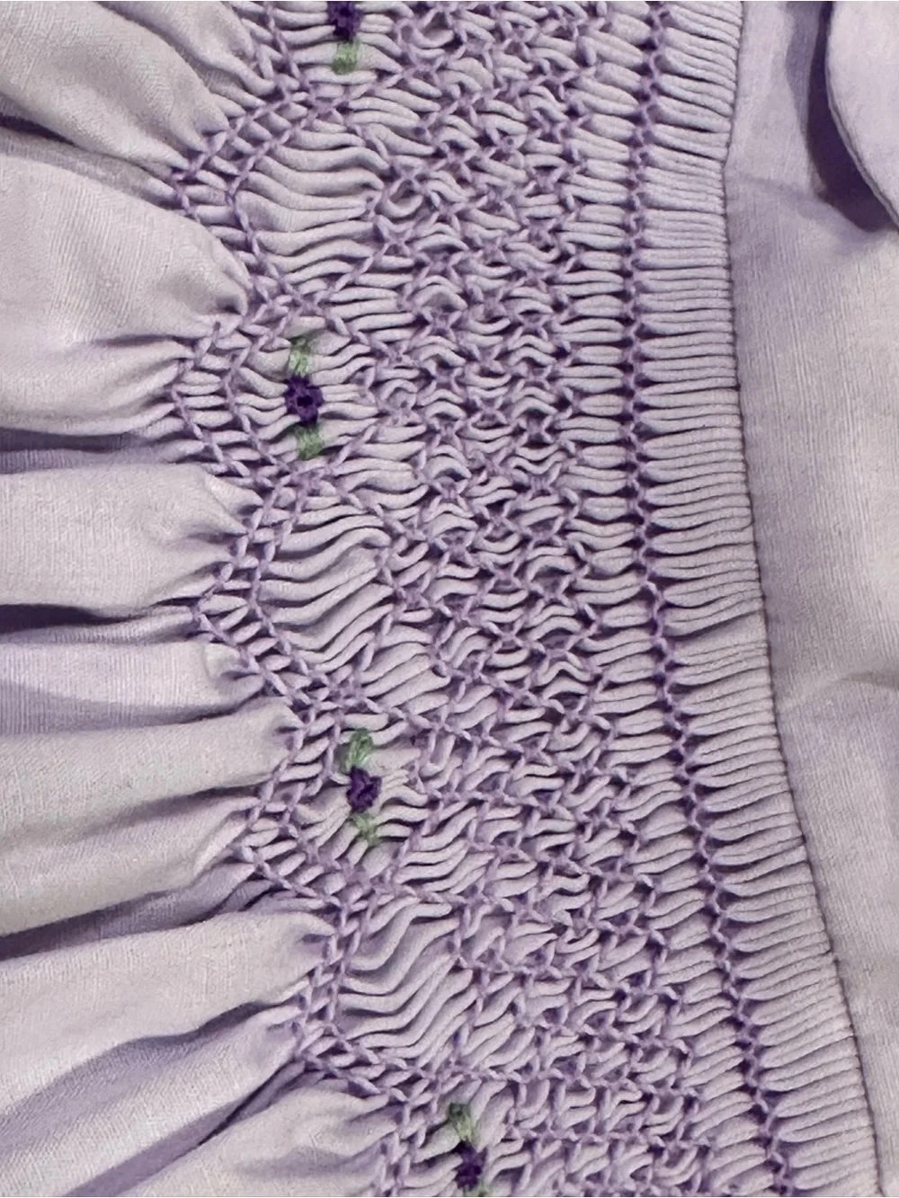Lilac hand Smocked Baby Dress - Kids Dresses